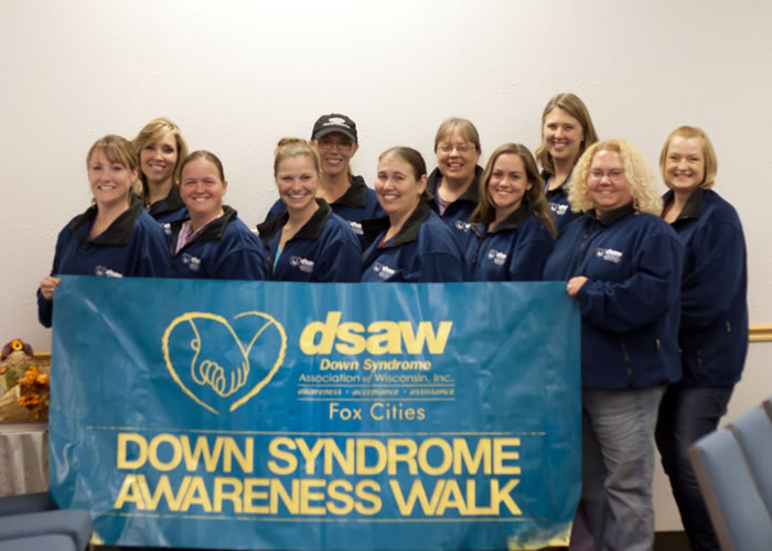 The Down Syndrome Association of Wisconsin&mdash;Fox Cities, Recipient